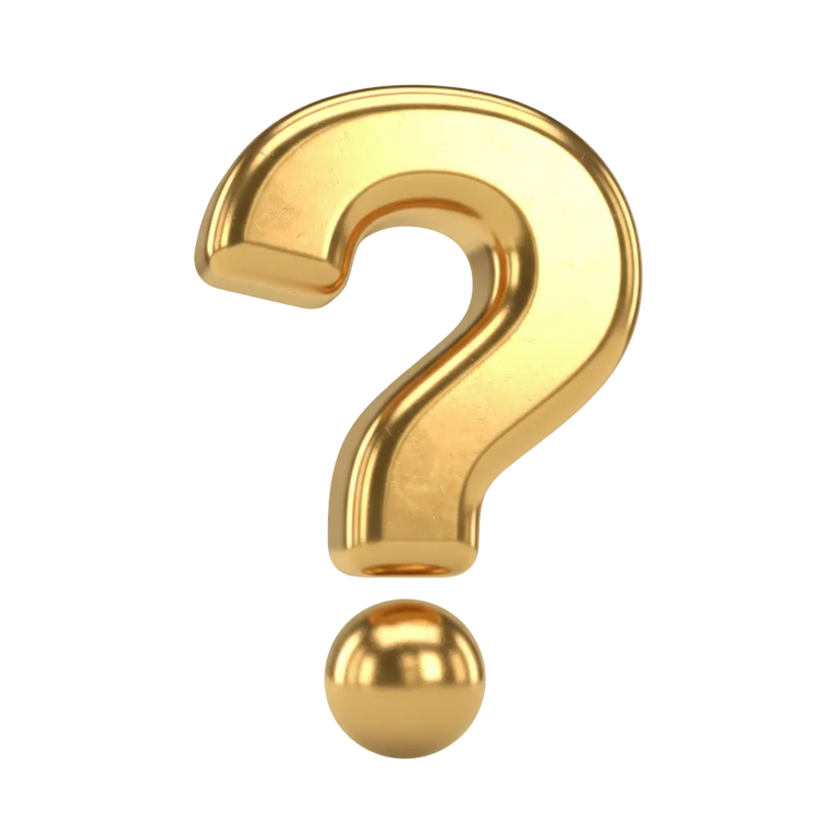 kun je een vraagteken in het goud maken?