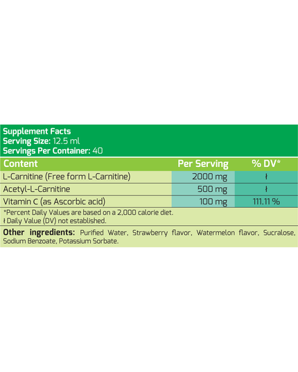 MLO L-Carnitine — Aardbei/Watermeloen