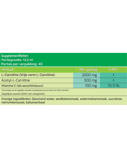 MLO L-Carnitine — Aardbei/Watermeloen