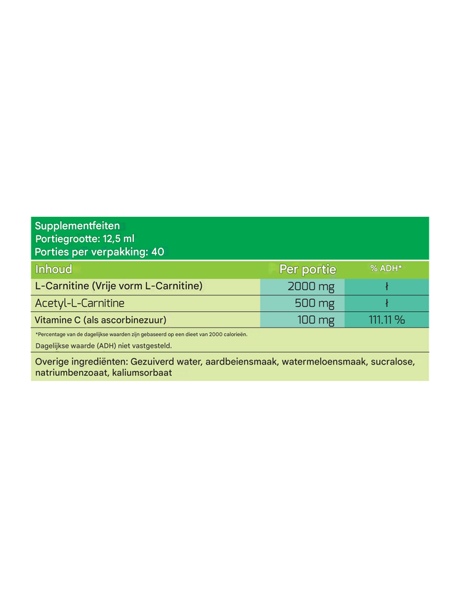 MLO L-Carnitine — Aardbei/Watermeloen