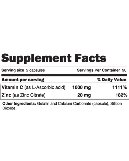 MLO Vitamine C + Zink